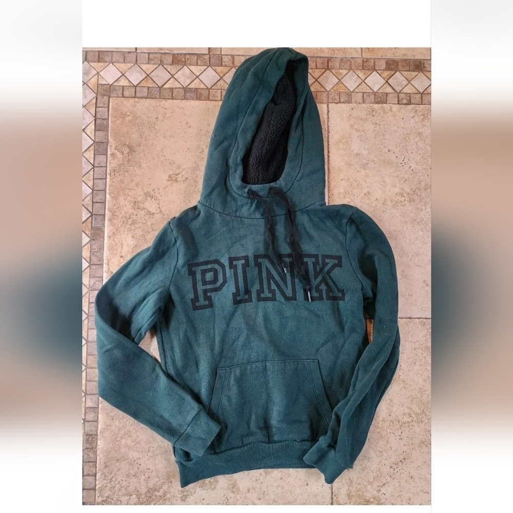 Victoria's Secret PINK Dark Green Hoodie